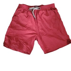J.CREW mens swim trunks.  Size M. Like new. Lined. Drawstring Maroon